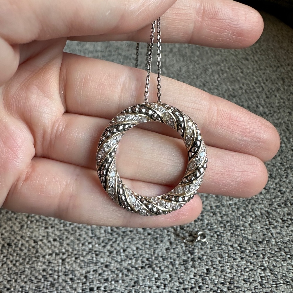 Y2K ✨ Silver & Rhinestone Necklace - Picture 8 of 8
